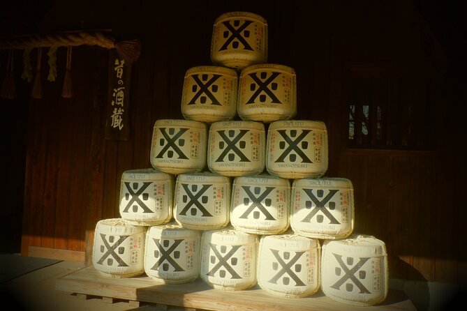 KOBE Visit 5 Block Nada Sake Breweries W/ Private Hired Taxi