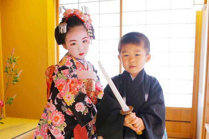 Kyoto Kiyomizudera Temple Family Plan Maiko and Samurai