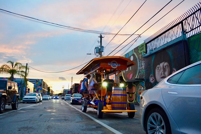 Pedal Pub Miami Wynwood Graffiti Bar Tour Private Ride
