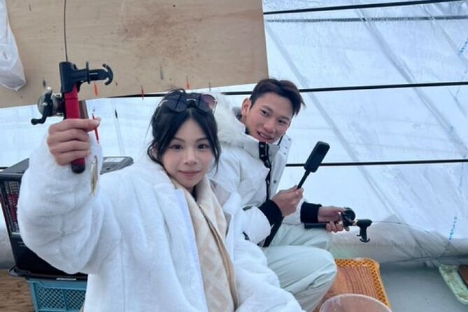 Powder Belt Pass 5 Days Ticket,Smelt Ice Fishing at Lake Kanayama