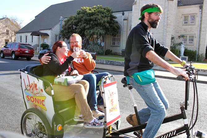 Private Austin Brewery Tour by Pedicab With All-Inclusive Beer Flight Option
