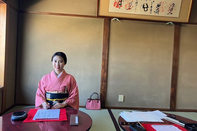 Private Kyoto Shodo Experience Calligraphy