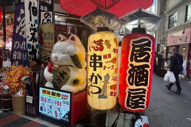 Private Osaka Food and Bar in Namba With 3 Drinks and Dishes