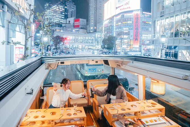Restaurant Bus Tokyo Japanese Dinner Course and Zazen Experience
