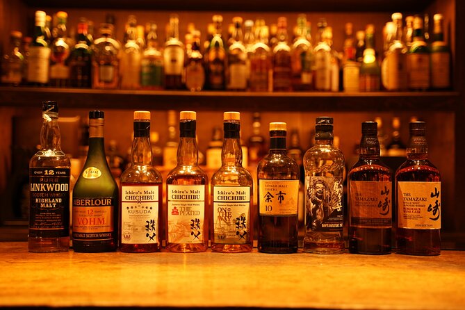 Tasting Yamazaki and Other Japanese Whiskies at Tokyo Bar Odin - Homemade Shrimp Deer Jerky