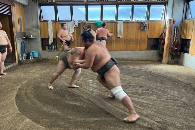 The Spirit of Sumo: Yokozuna Stable Morning Practice in Ryogoku