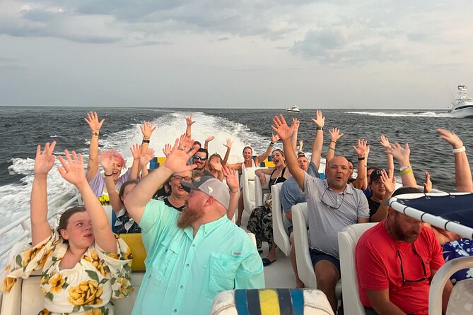 Thriller Sunset Dolphin Cruise in Destin Harbor