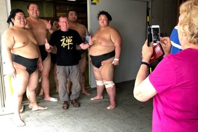 Tokyo 5hr Private Tour & Sumo Wrestler Morning Practice Viewing