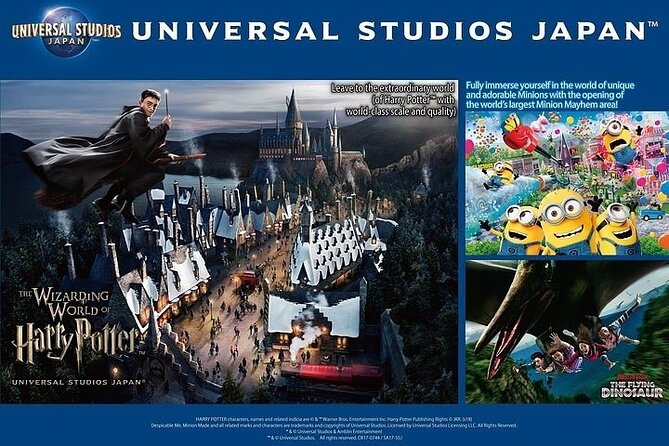 Universal Studios Japan Round Trip Shared Transfer With Ticket