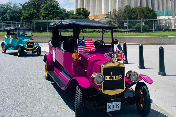 Washington DC Sightseeing Tour by Electric Cart or Vintage Car