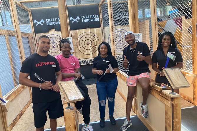 1 Hour Axe Throwing in Memphis - Instruction and Safety