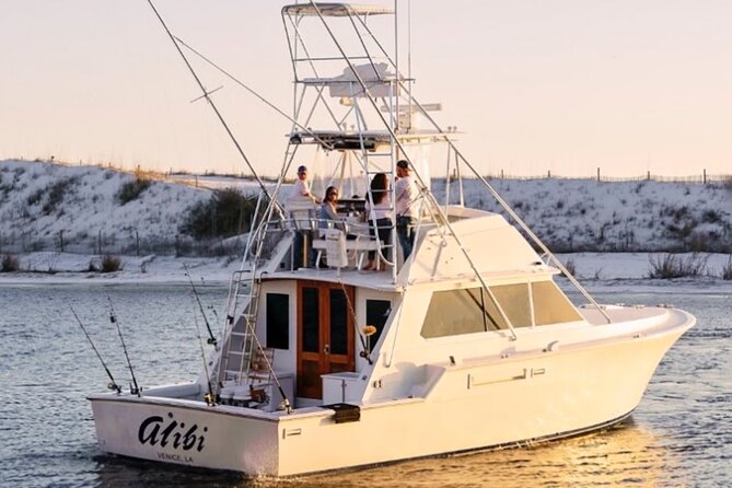 6 Hour Family Fun Fishing Charter on a 42' Sportfish ,Alibi - The Alibi Vessel and Its Features