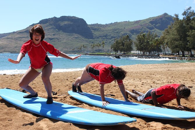 Group Surf Lesson at Kalapaki Beach - Equipment Provided for Participants