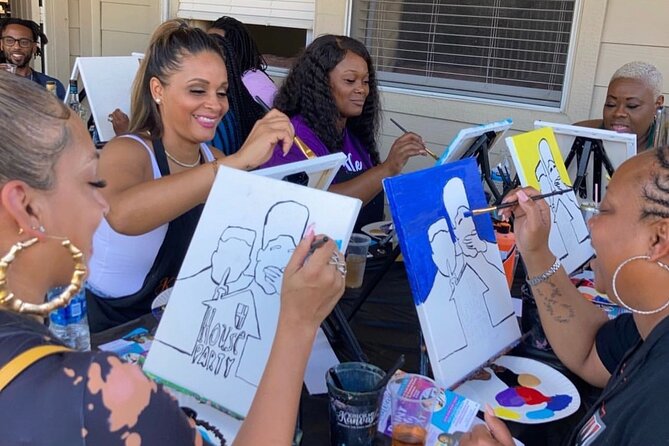 Hip Hop, R&B Paint and Sip Party Experience - Included Features