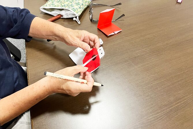 Japanese Miniature Kimono Made With Origami in Osaka - Visiting Osaka, Japan