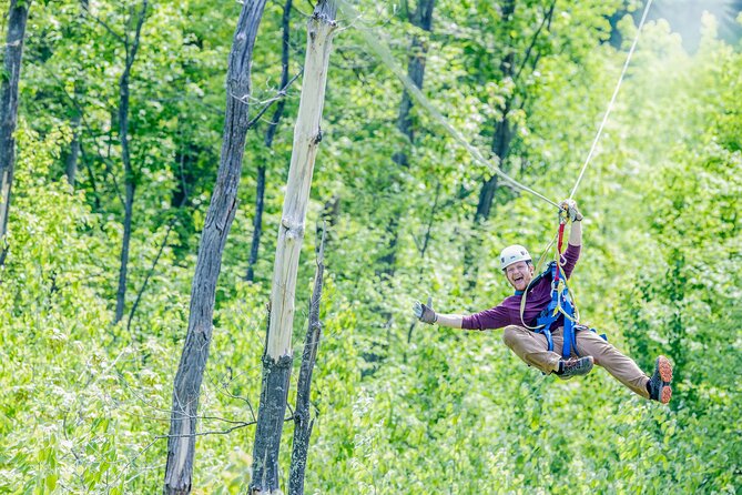 Minnesotas Premiere 7 Line Zipline Experience - Meeting and End Points