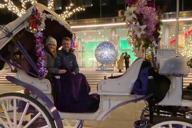 NYC Rockefeller Center Christmas Lights Horse Carriage Ride - Iconic Sights Along the Route