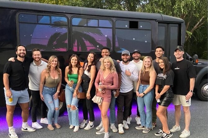 Party Bus Adventure Through 305 Promotions - Flexible Pickup and Drop-off Options