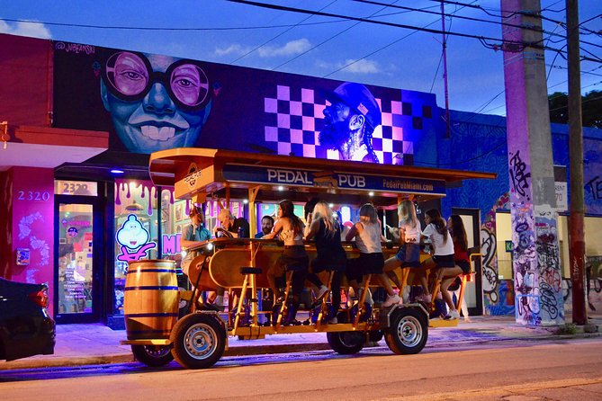 Pedal Pub Miami Wynwood Graffiti Bar Tour Private Ride - Health and Safety Guidelines