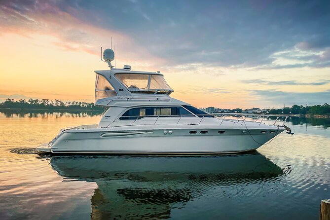 Private 3 Hour Sunset Cruise On A 50 Luxury Yacht With Captain - Pricing and Group Details