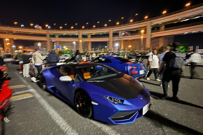 Private Lamborghini Tour in Tokyo,Daikoku PA JDM - Meeting and Pickup