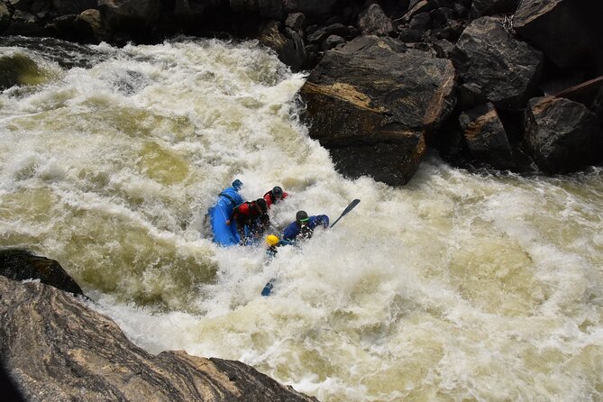 Raft Through Gore Canyon- Class V Ultimate Advanced White-Water Rafting - Navigating the Class V Rapids