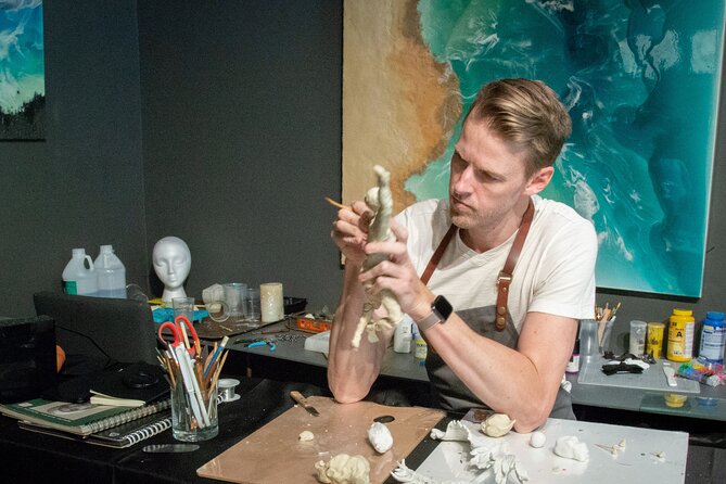 Resin Artwork in a Nolita Artists Studio - Meet Your Instructor: Clay and His Artistic Vision