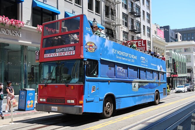 San Francisco: Hop-On Hop-Off Deluxe Bus Tour With 20 Stops - Key Stops Along the Route