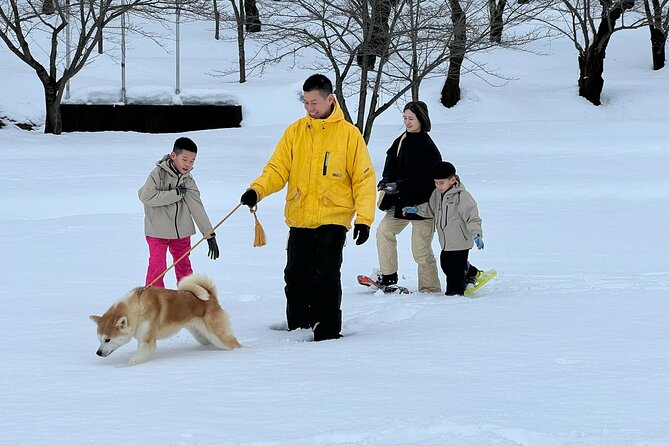 Snowshoe Experience in Akita Yuzawa Winter Park With an Akita Dog - Inclusions