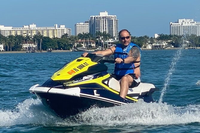 South Beach Jet Ski Rental Departs Bayside Marketplace - Scenic Views of Biscayne Bay