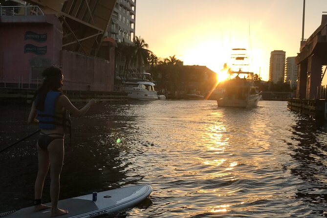 Sunset on Paddleboard Experience in Las Olas Fort Lauderdale - What to Expect During the Activity