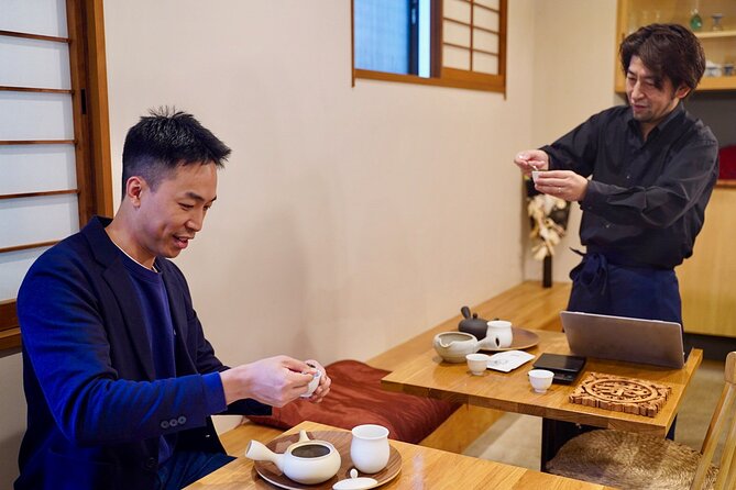 Traditional Japanese Sencha Tea Brewing Lesson With Sweets - Meeting and End Point