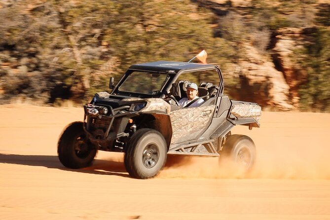 UTV Ride Climb and Rappel Window to the Dunes Experience - Meeting and Pickup