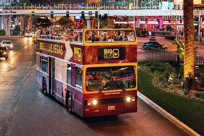 Viator Exclusive: Las Vegas Late Night Tour by Open-Top Bus - Tour Details