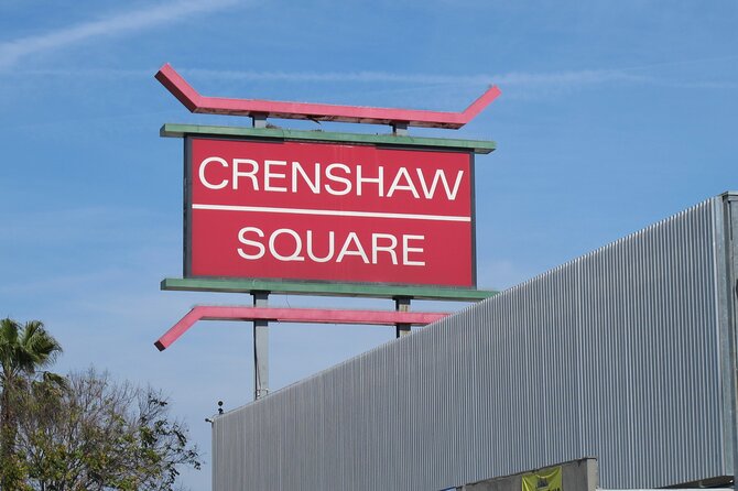 Black History Tours of South LA (Guided Van Tour) - Crenshaw - Meeting Point and Accessibility