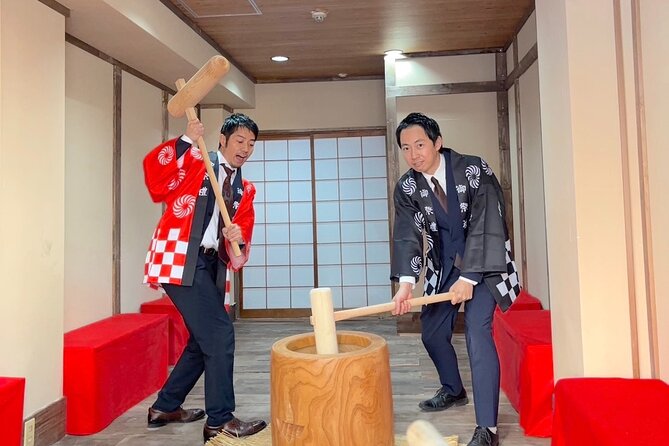 【For Adult】Traditional Mochi Pounding Experience With Tasting - Included Items