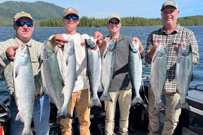 Ketchikan Salmon and Halibut Combo Fishing Charter - Inclusions in the Charter Package
