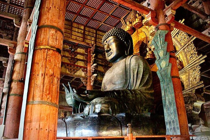 Nara, Todaiji Temple and Kuroshio Market One Day Tour From Osaka - Visiting the Majestic Todaiji Temple