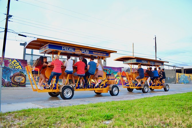 Pedal Pub Miami Wynwood Graffiti Bar Tour Private Ride - Cancellation and Booking Policies