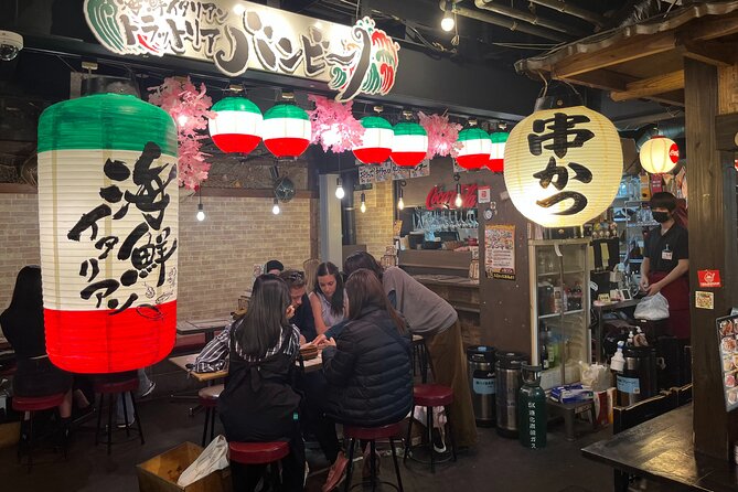 Private Osaka Food and Bar in Namba With 3 Drinks and Dishes - Participation Guidelines