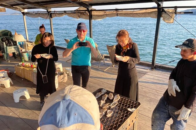 Sea and Ginjo Sake Adventure for Hiroshima Oyster Lovers - Visiting the Oyster Producer on Osaki-Kamijima