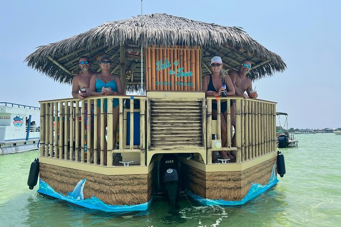 TAILFINS Destin Tiki Boat/Sunset/Crab Island/Destin Harbor - Tour Accessibility and Participation
