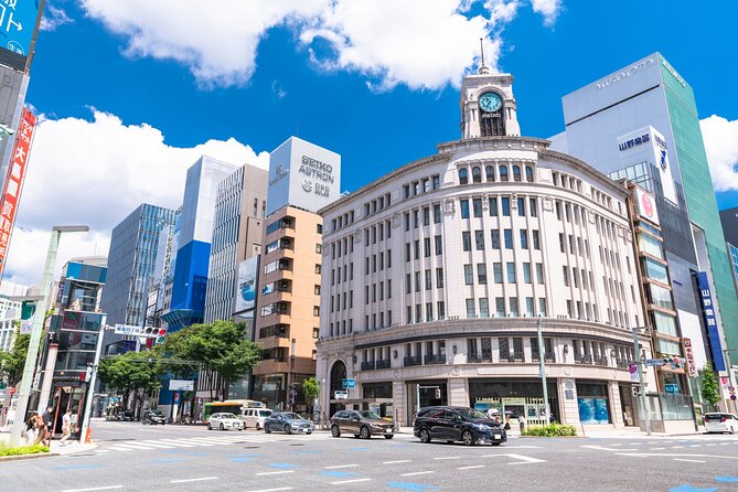 Tokyo: Know About Traditional Performing Kabuki and Ginza Walking - Ginza Walking Tour