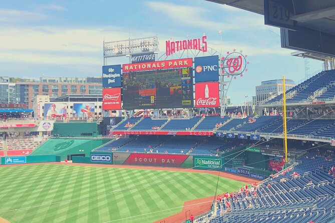 Washington Nationals Baseball Game Ticket at Nationals Park - Participant Information
