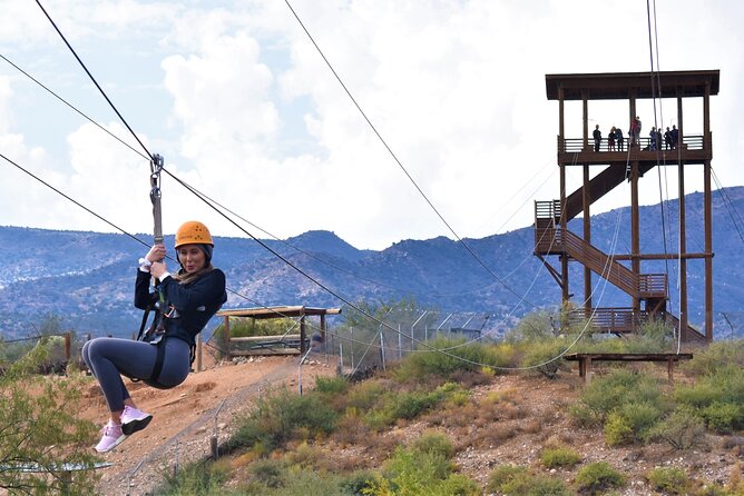 Zip Line Tour at Out of Africa Wildlife Park in Sedona,Camp Verde - Thrilling Ziplining Over African Animals