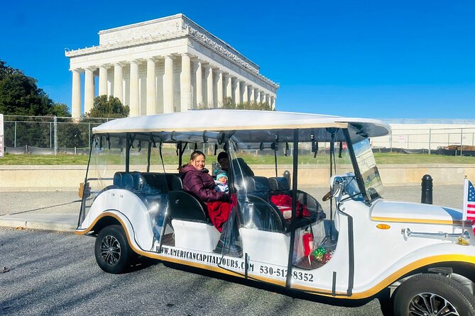 American History and DC Monuments Tour by Covered Vintage Car - Stops for Photo Opportunities