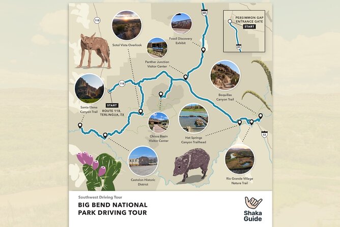Big Bend National Park Self Guided Audio Tour Guide - User Experience and Support