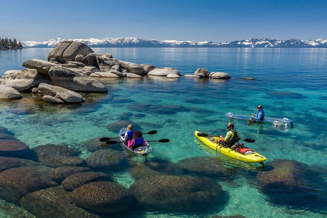 Clear Kayak Tour of Lake Tahoe - Exploring Tahoes South Shoreline