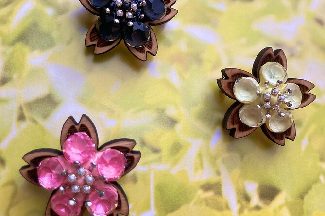 Making Accessories With Eco-Wood and Swarovski Crystals in Nara - Exploring Nara Prefecture