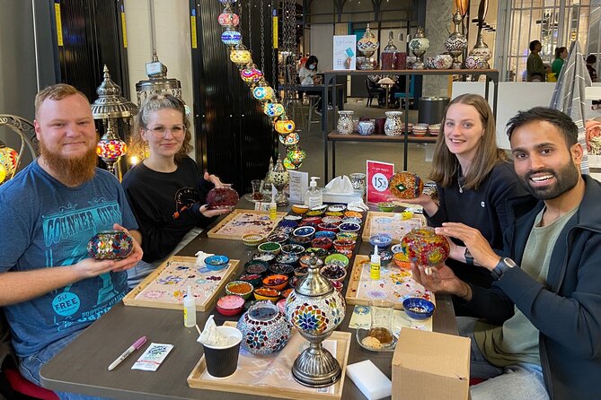 Mosaic Art Classes Orange County: Turkish Lamp Workshop - Turkish Lamp Making Experience